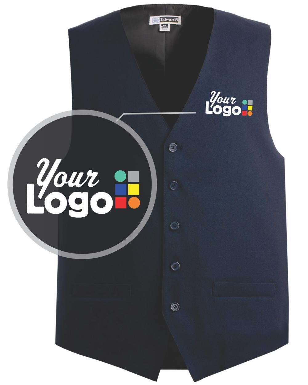 Edwards Formal Custom Vest, color: Navy