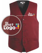 Edwards Formal Custom Vest, color: Burgundy