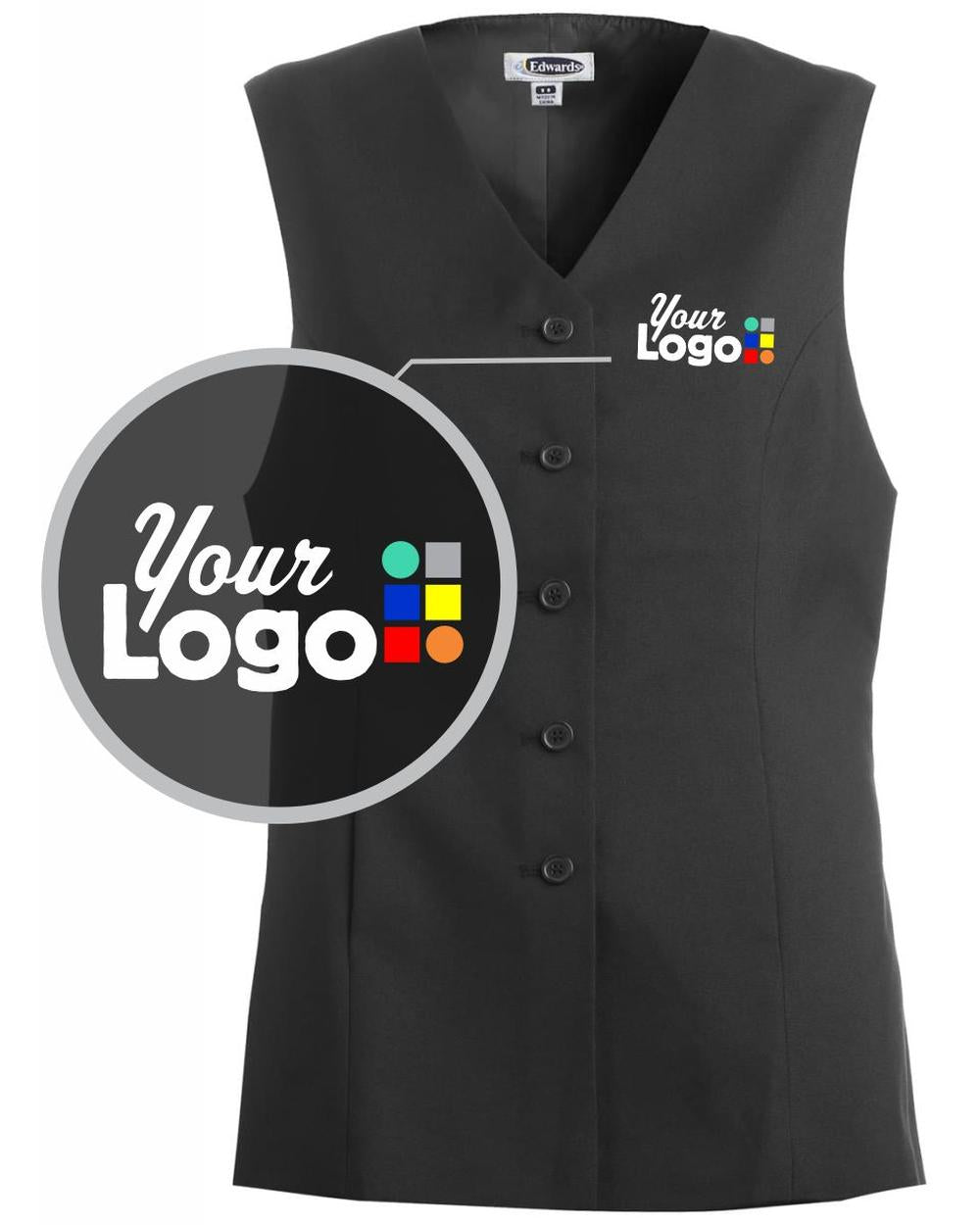 Edwards Essential Tunic Custom Vest, color: Black