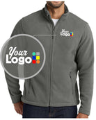 Port Authority Value Fleece Custom Jacket, color: Deep Smoke