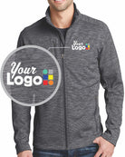 Port Authority Digi-Stripe Fleece Custom Jacket, color: Black