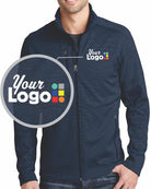 Port Authority Digi-Stripe Fleece Custom Jacket, color: Navy