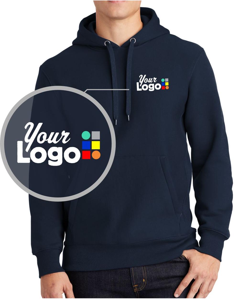 Sport-Tek Super HeavyWeight Custom Hoodie, color: True Navy