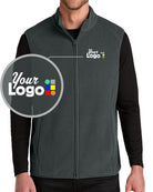 Port Authority C-FREE Fleece Custom Vest, color: Grey Steel