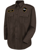 Horace Small L/S Sentry Custom Security Shirt, color: Brown
