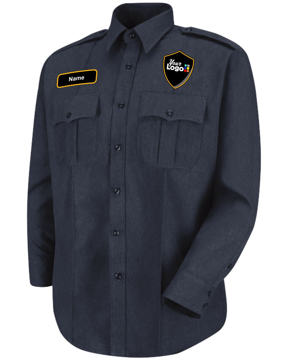 Horace Small L/S Sentry Custom Security Shirt, color: Dark Navy