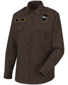 Horace Small L/S Sentry Custom Security Shirt, color: Brown