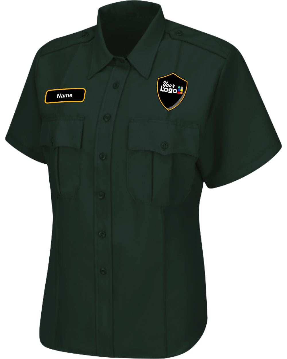Horace Small S/S Sentry Custom Security Shirt, color: Spruce Green