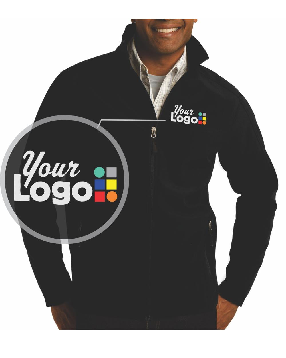 Port Authority Value Soft-Shell Custom Jacket, color: Black