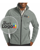 Port Authority Value Soft-Shell Custom Jacket, color: Pearl Grey Heather