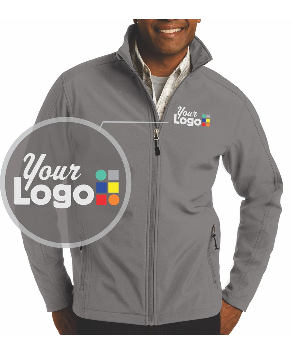 Port Authority Value Soft-Shell Custom Jacket, color: Deep Smoke