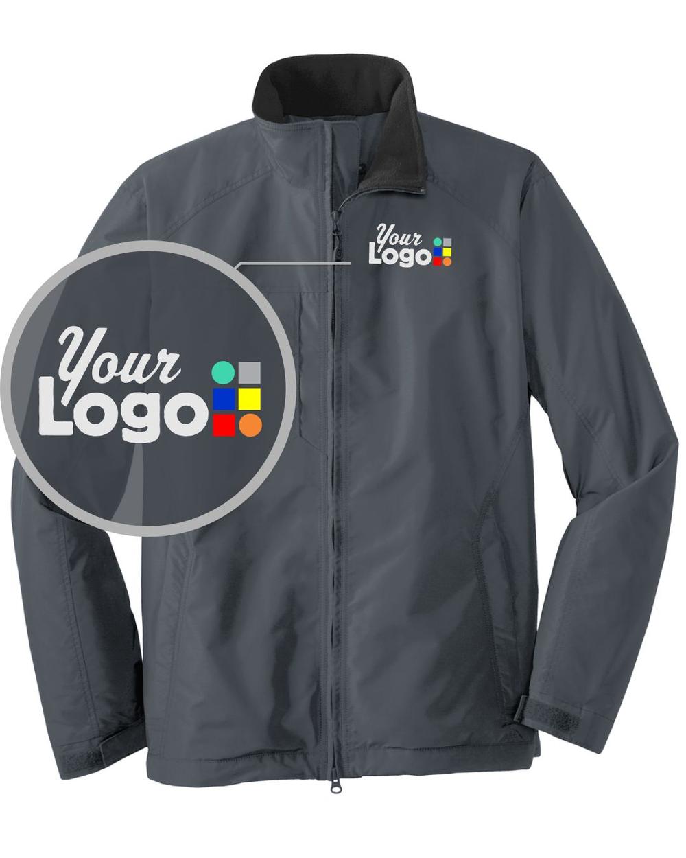 Port Authority Challenger Custom Jacket, color: Steel Grey/True Black