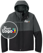 Port Authority Insulated Heavy Ripstop Custom Jacket, color: Grey Steel/Deep Black