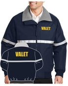 Port Authority Challenger Valet Titled Jacket, color: Navy/Gold