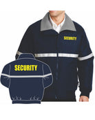 Port Authority Challenger Security Titled Jacket, color: Navy/Gold