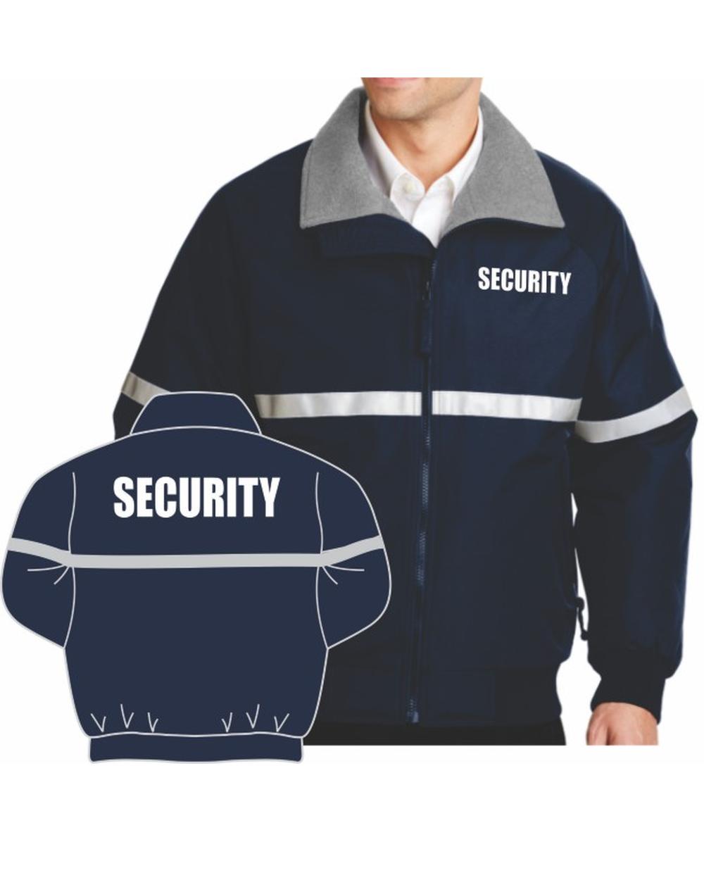 Port Authority Challenger Security Titled Jacket, color: Navy/White