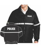 Port Authority Challenger Police Titled Jacket, color: Black/White