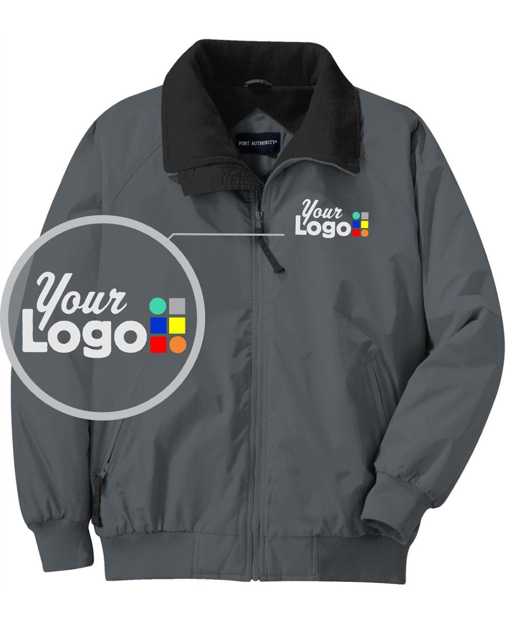 Port Authority Challenger Custom Jacket, color: Steel Grey/True Black