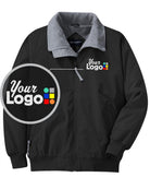 Port Authority Challenger Custom Jacket, color: True Black/Grey Heather