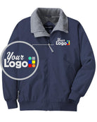 Port Authority Challenger Custom Jacket, color: True Navy/Grey Heather