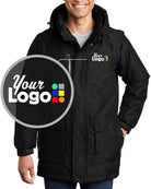 Port Authority Waterproof Soft Shell Parka Custom Jacket, color: Black
