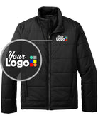 Port Authority Puffer Custom Jacket, color: Deep Black