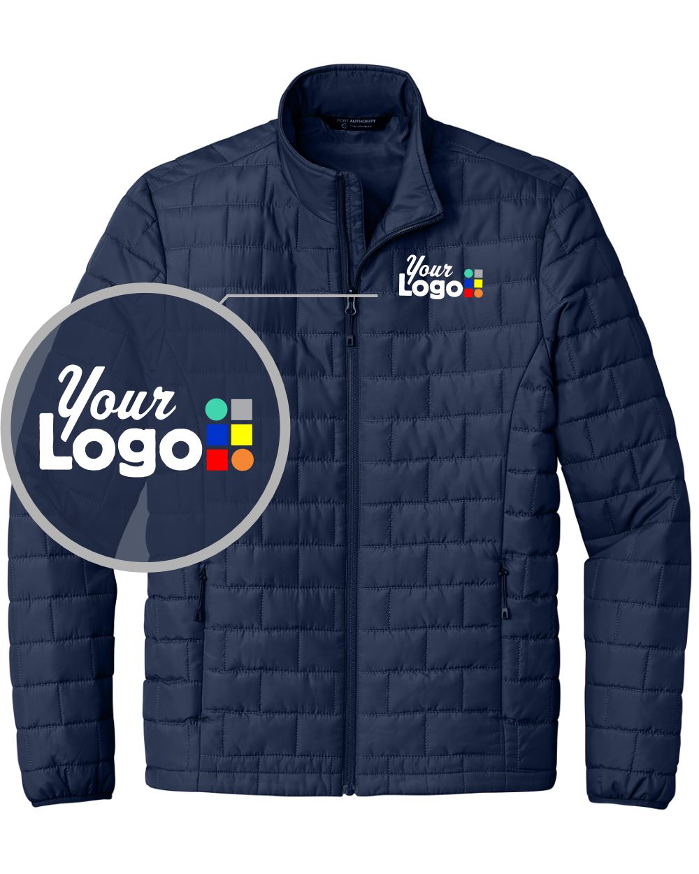 Port Authority C-FREE Brick Custom Jacket, color: True Navy