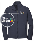 Port Authority Collective Soft Shell Custom Jacket, color: River Blue Navy