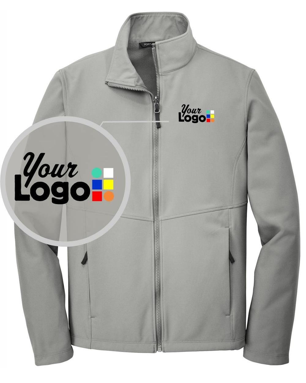 Port Authority Collective Soft Shell Custom Jacket, color: Gusty Grey