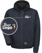 RedKap Blended Duck Hooded Work Custom Jacket, color: Navy Duck