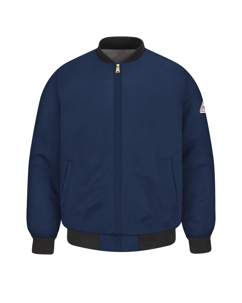 Bulwark Team Excel Flame Resistant Jacket, color: Navy