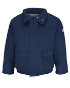 Bulwark Excel Bomber Flame Resistant Jacket, color: Navy