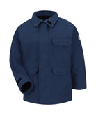 Bulwark Parka Nomex IIIA Flame Resistant Jacket, color: Navy