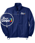 Sport-Tek Full-Zip Wind Custom Jacket, color: True Royal