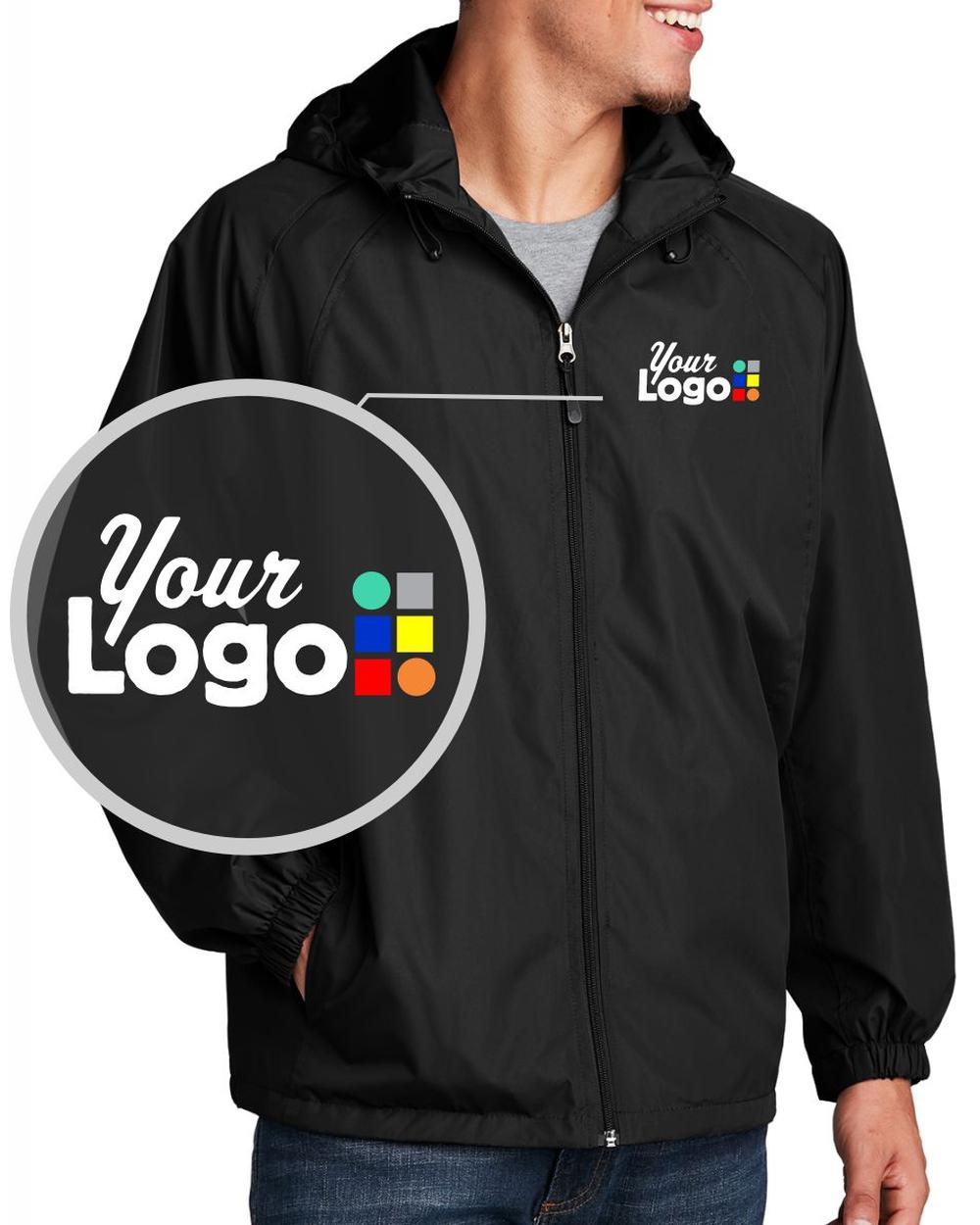 Men's Raglan Custom Jacket, color: Black