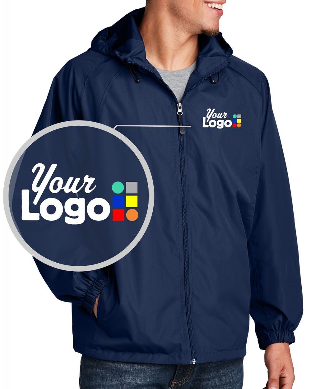 Sport-Tek Raglan Custom Jacket, color: True Navy