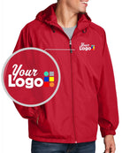 Sport-Tek Raglan Custom Jacket, color: True Red