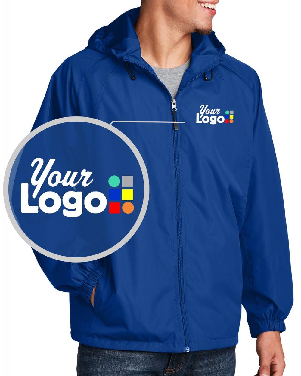 Sport-Tek Raglan Custom Jacket, color: True Royal