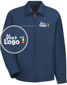 RedKap Slash Pocket Work Custom Jacket, color: Navy