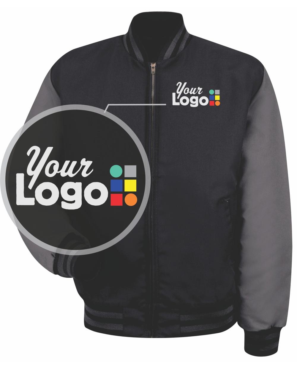 RedKap DuoTone Team Custom Jacket, color: Black/Charcoal