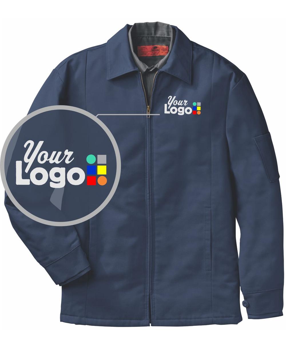 RedKap Perma-Lined Panel Custom Jacket, color: Navy