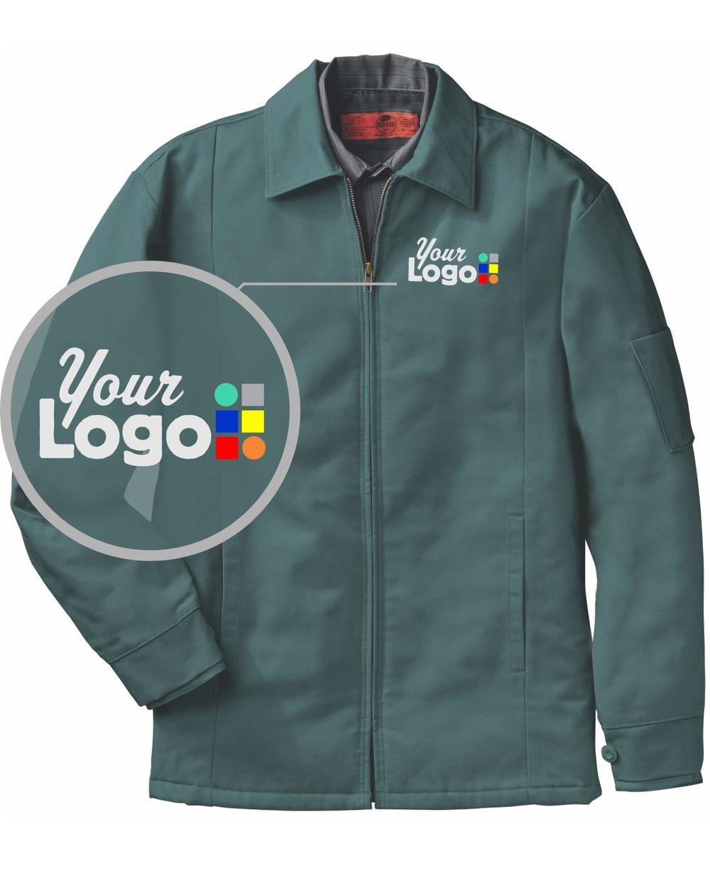 Men's Perma-Lined Panel Custom Jacket, color: Spruce Green