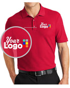 Port Authority S/S Core Classic Pique Custom Golf Shirt, color: Rich Red