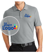 Port Authority S/S Core Classic Pique Custom Golf Shirt, color: Gusty Grey