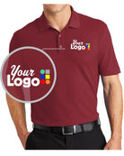 Port Authority S/S Core Classic Pique Custom Golf Shirt, color: Burgundy