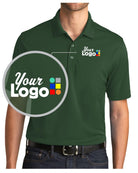 Port Authority S/S DryZone UV MicroMesh Custom Golf Shirt, color: Deep Forest Green