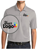 Port Authority S/S DryZone UV MicroMesh Custom Golf Shirt, color: Gusty Grey