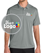 Port Authority S/S Wearever Performance Pique Custom Golf Shirt, color: Gusty Grey