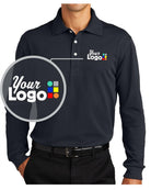 Port Authority L/S Rapid Dry Custom Golf Shirt, color: Classic Navy
