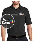 Port Authority S/S Rapid Dry Custom Golf Shirt, color: Jet Black